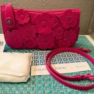 NWT COACH Tea Rose Penn Shoulder Bag
